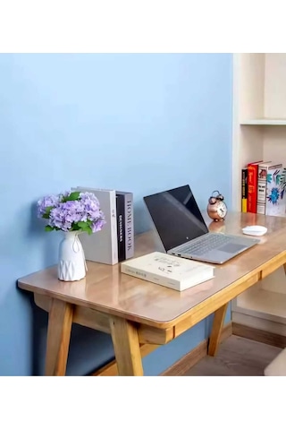 2 Mm Kalınlık 70 Cm En Şeffaf Kalın Pvc Masa Koruyucu Mika Masa Örtüsü 70 X 120