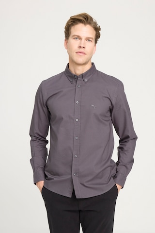 Wrangler Lee Regular Fit Normal Kesim Pamuk Antrasit Gömlek W5A3BM003 Antrasit