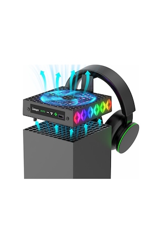 Xbox Series X Uyumlu Üst Fan Soğutucu Rgb İpega Pg-xbx026s