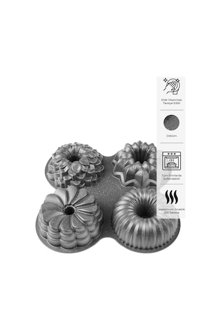 Emsan Griss One&Four Gri Kek Kalıbı