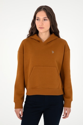 U.S. Polo Assn. Kadın Coconut Kapüşonlu Sweatshirt 50296798-VR153