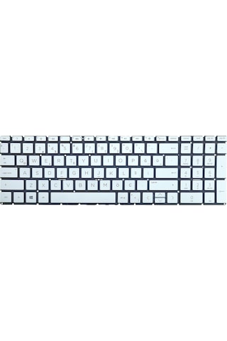 HP Uyumlu Pavilion Gaming 15-dk0006nt (6ZH62EA) Klavye (Gümüş)