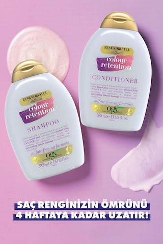OGX Colour Retention Renk Koruyucu Sülfatsız Şampuan 385 ml