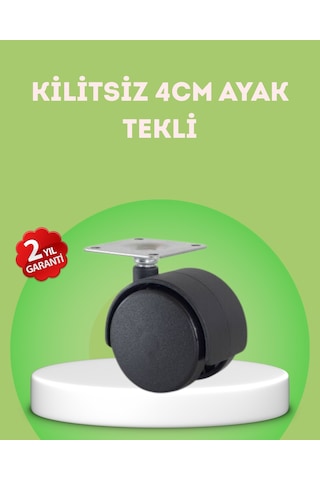 Kilitsiz 4 Cm Mobilya Ayağı Tek Adet Pratik Ve Dayanıklı