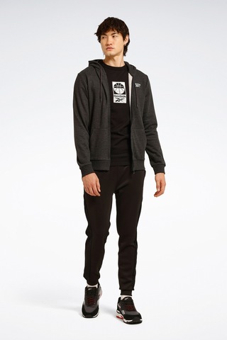 Reebok Id French Terry Sl Logo F Antrasit Erkek Eşofman Üstü 000000000101965476 Gri