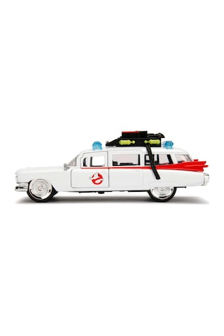 Ghostbusters Ecto-1 Jada 1:32 Die-cast Metal Açılır Kapı Koleksiyon Hayalet Avcıları Arabası 13 Cm