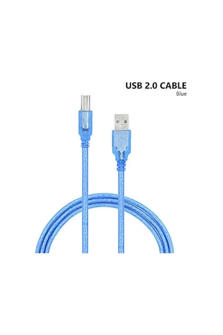 Arduino Uno - Mega Usb Kablo 50Cm Usb Yazıcı Kablosu