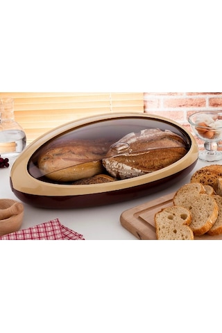 Oval Ekmek Saklama Kutusu Çok Renkli