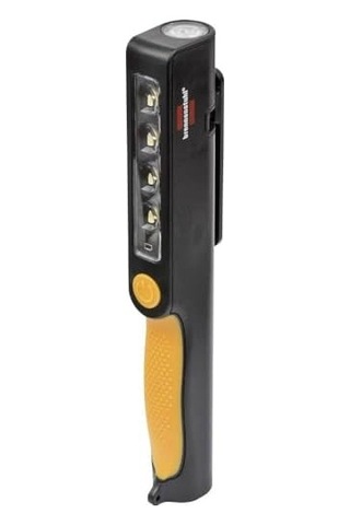 Led Lamba/kullanışlı Led Pil Clipleuchte Çalışma Lambası Akkubetrieben, Dahil Dönebilen Clip Mıknatıslı Renk: Siyah/sarı, 1 Adet, 1175890