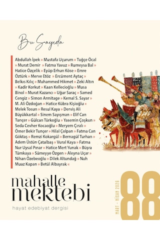Mahalle Mektebi Dergi 88.sayı Mart-nisan 2026