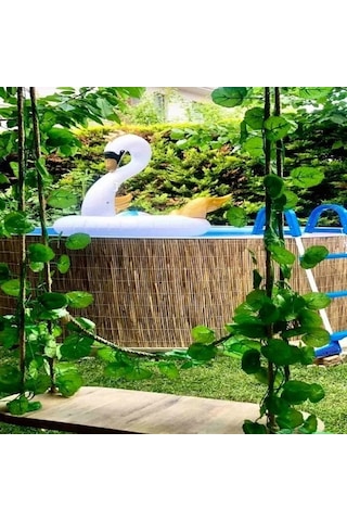 Doğal Kamış Hasır Çit Bahçe, Balkon ve Gölgelik Dekorasyonu 1 Metre Yükseklik X 6 Metre Uzunluk