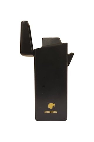 Tek Torch Pürmüz Siyah Metal Puro Çakmağı