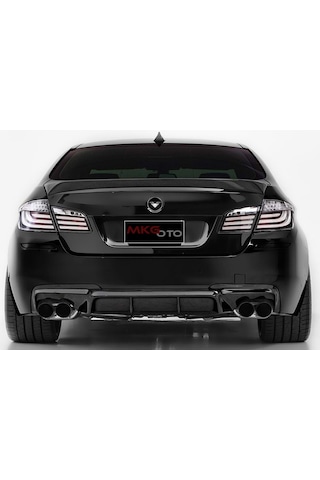 Bmw F10 Vorstainer Difüzör Sağ Sol Çift Çıkış Piano Black 2010 -