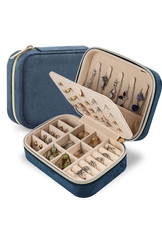 Mdl1-kadife Lcvert Takı Kutusu Yeni Tasarım Fermuarlı Düzenleyici