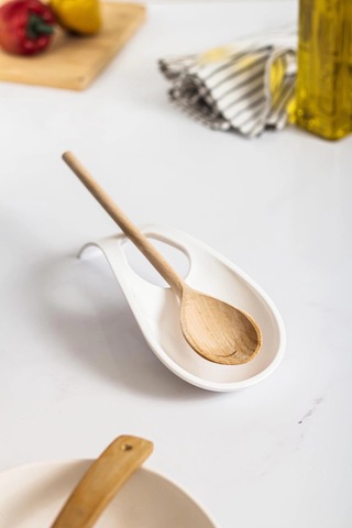 Akrilik Beyaz Tezgah Üstü Kirli Kaşıklık & Kepçe Altlığı Çok Renkli