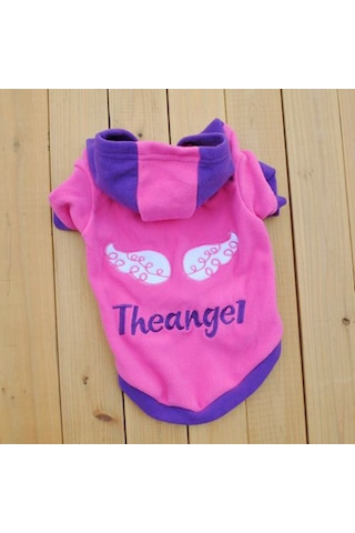 Köpek Ve Kedi İçin The Angel Polarlı Kışlık Sweat Pet Kıyafet