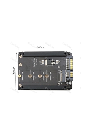 B+M Key M.2 Ngff Ssd To 2.5 Sata 4358P Çevirici Dönüştürücü Adapt