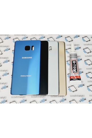Samsung Uyumlu Galaxy Note 7 Fan Edition Pil Batarya Kapağı (Cam B-7000 (177779582)
