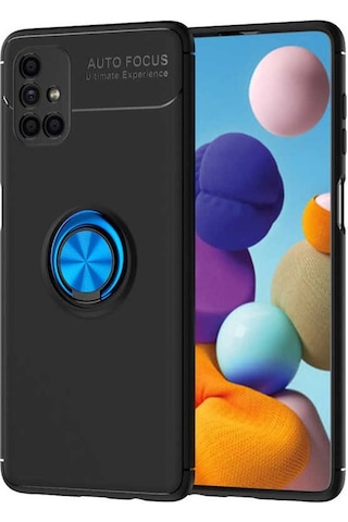 Samsung Galaxy Uyumlu M51 Kilif Lens Yüzüklü Koruyucu Silikon Kapak 463943566