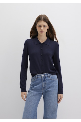 Mavi - Lacivert Triko Polo 1710700-89101 Lacivert