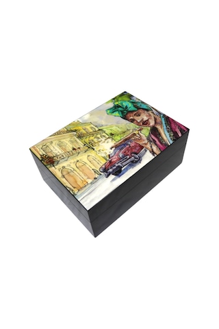 Gentili Emilio Siyah Lake Humidor 373034