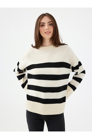 LOFT Oversize Kadın Kazak Lf2041701 Q1.v1 Ekru