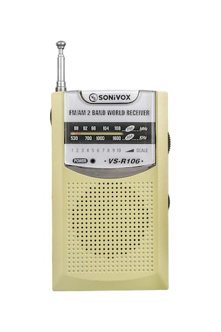 Sonivox VS-R106 Mini FM Radyo Gold