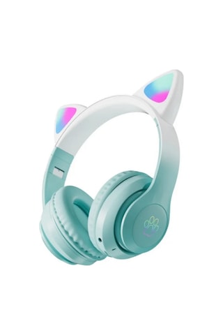 Blue Spectrum STN-28 Pro Bluetooth Sevimli Kedi Led Işıklı Kulaküstü Kulaklık