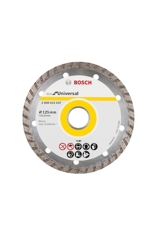 Bosch Eco Turbo 125 MM Elmas Yapı Malzemeleri Kesme Testeresi 2608