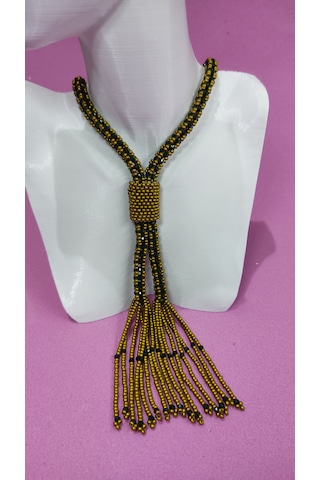 Herringbone Tekniği İle Kum Boncuk Kolye