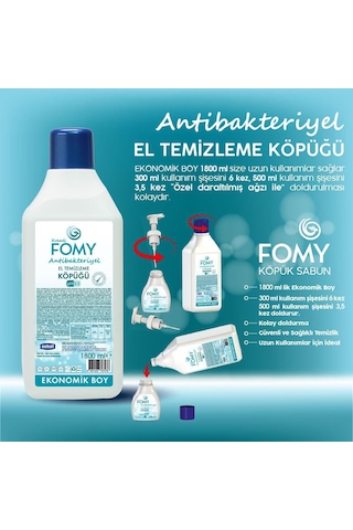 FOMY Antibakteriyel El Köpük Sabun 1800 ml