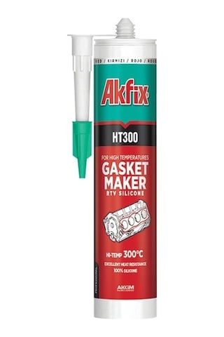 Akfix Ht300 Yüksek Isı Silikonu Sıvı Conta 310Ml Kırmızı