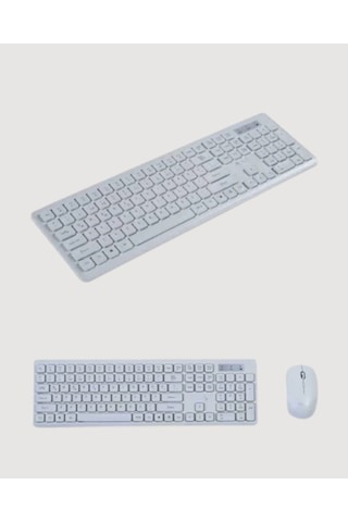 Mey Najmaddin Kablosuz Klavye Ve Mouse Seti - Ergonomik Tasarım, Sessiz Kullanım, Geniş Uyumluluk Najmaddin