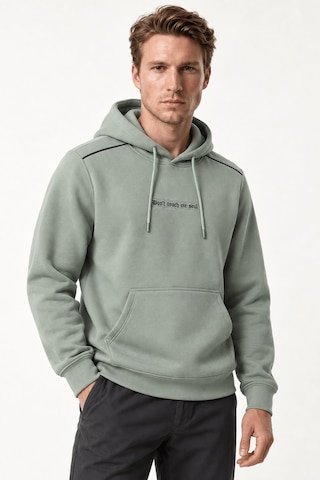 Redline Donyt Erkek Yeni Sezon Regular Fit Kapüşonlu Pamuklu Sweartshirt Mint