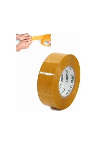 Willowhaven 45mm Genişlik 25mm Kalınlık Paket Sızdırmazlık Bandı Rulo Sarı Evrensel Kullanım Diğer