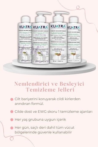 Kuatra Nemlendirici Besleyici Lavanta Yağlı Temizlik Jeli 500 ML