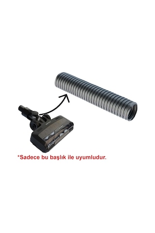 Srfn Ticaret Karaca Vantuz Power Up Max Uyumlu Süpürge Emici Başlık Ara Hortum - 1 Adet
