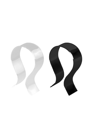 Maiyame Siyah Akrilik Kulaklık Tutucu - Ev Ve Mağaza İçin Dayanıklı U-şekilli Kulaklık Serim Aracı