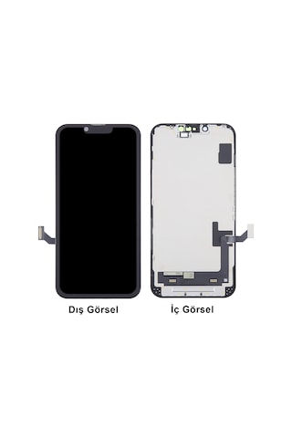 Teknonet Apple Uyumlu iPhone 14 Oled Lcd+dokunmatik+çıtalı - Siyah