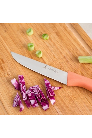 Aryıldız Primo Sebze Bıçağı Somon 11cm 301739