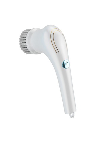 Küvet/mutfak/banyo/zemin/tezgah İçin 5 Değiştirilebilir Başlıklı Akülü Elektrikli Fırça, Elde Taşınabilir Elektrikli Temizleme Fırçası