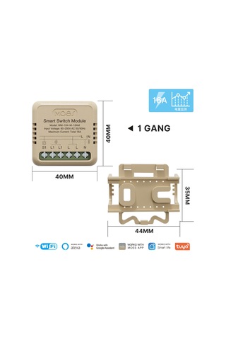Teltree Tayu Wifi Akıllı Anahtar Modülü Tek Yönlü 16a Metreli - Alexa/google Uyumlu, Zamanlayıcı Ve Uzak Kumanda İle Ev Otomasyonu
