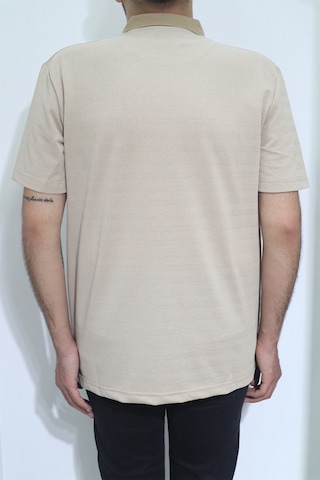 Dmc Tekstil Erkek Düz Spor Kesimli Normal Kalıp Polo Yaka Tek Cepli T-shirt Camel