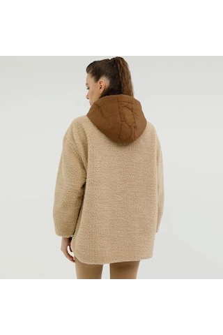 Lumberjack Wl Hannah 6ct2008 4pr 101888414 Kadın Mont Camel Xs-xl Camel