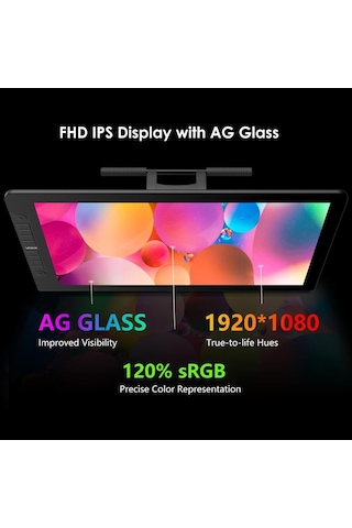 Veıkk Vk2200pro 21.5"ıps Fhd Tam Lamine Ekran 8 Kısayol2 Scroll Tuşlu Sağ Sol El Grafik Tablet-teşhir