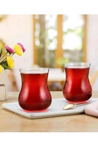 Paşabahçe Semaver Çay Bardak - 12'li Çay Bardağı 285Cc 42801 Şeffaf