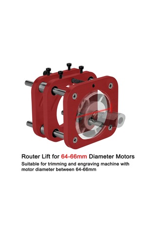 Tenfowee Alüminyum Router Masa Tabanı - 51mm Manuel Yükseklik Ayarı - 4 Pençe Sabitleme - Ahşap İşleme Uyumlu