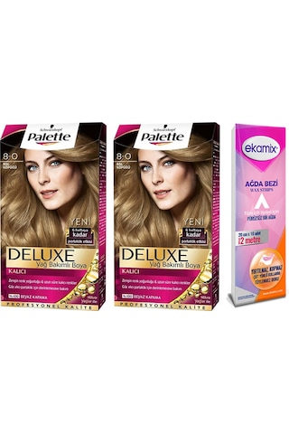 Palette Deluxe Set Saç Boyası 8 - 0 Bal Köpüğü 2 Adet