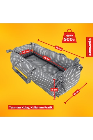 Xpermate Portbebe Ana Kucağı, Puset Bebek Taşıma Çantası Kundağı - XBEB5070PORTBEBPUAGRI
