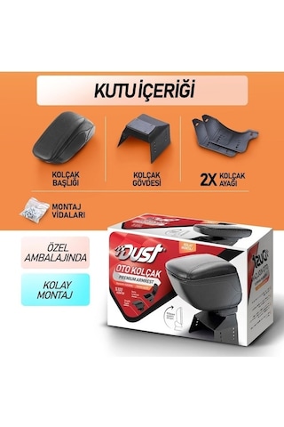 Tiger Marketing Tüm Araçlara Uyumlu Deri Sürgülü Kolçak